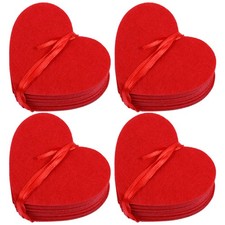 4 pezzi di Decori sospesi a forma di cuore a forma di pendente arredamento