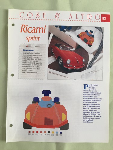 Schema punto croce ricamo - croce,