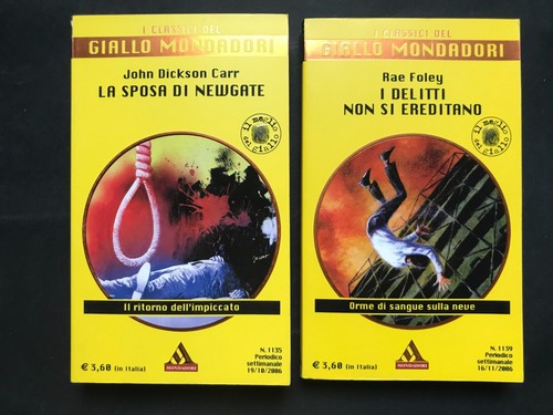 Lotto classici del giallo - i,