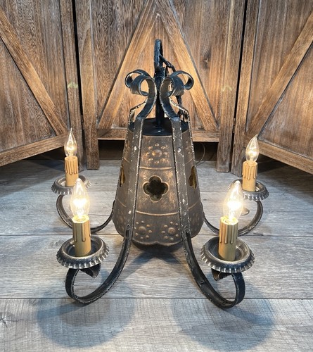 Lampadario vintage candela