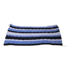 Coperta all'uncinetto a righe