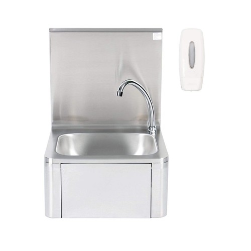 Lavabo parete acciaio - a,