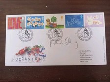 Copertina primo giorno firmata Rachael Stirling