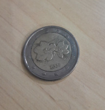 Moneta 2 euro FINLANDIA 2001 - Fiori e Bacche Circolata
