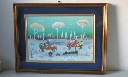 Quadro olio tela di - ,