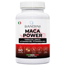 Bandini® MACA POWER 60 Capsule Vegane – Contrasta Stanchezza Fisica e Mentale