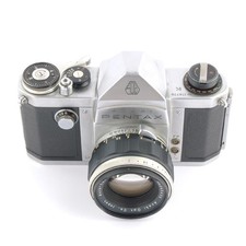 Asahi Pentax K con Auto Takumar 2/55 mm RARO