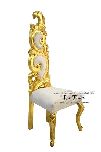Poltrona trono barocco - , sedia