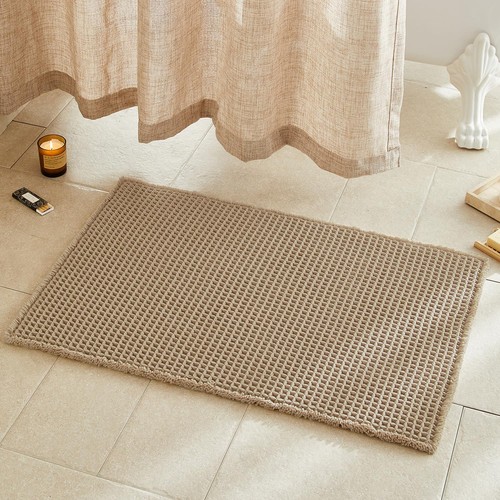 Waffle tappetino bagno - waffle, bagno,