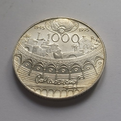 Moneta argento 1000 - 1000, lire