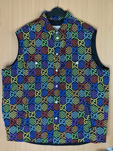 Gucci gilet psichedelico - gilet,