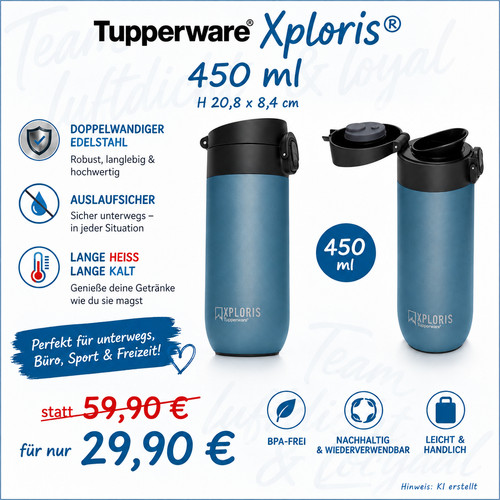 Tupperware xploris 450 - 450, ml