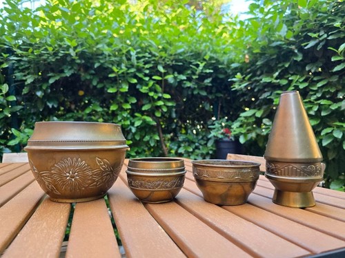 Lotto pezzi ottone - ottone, vintage