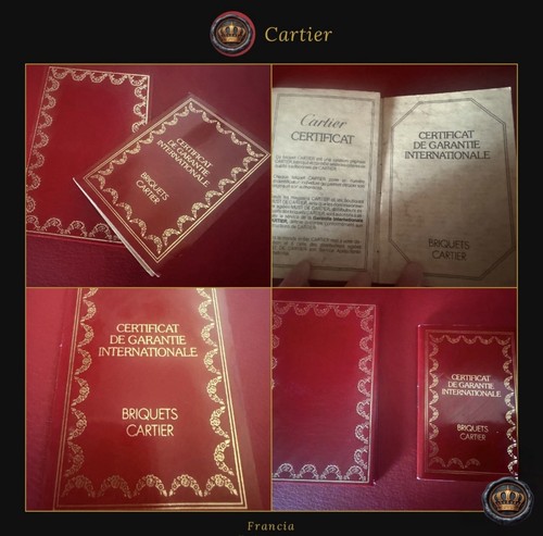 Cartier garanzia accendino - cartier,