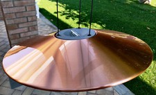 Lampada Sospensione FOSCARINI doppia Accensione RAME VETRO DI MURANO Vintage