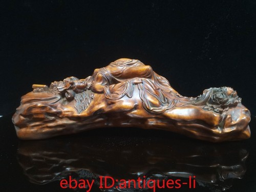 Chinese boxwood hand carved - chinese,