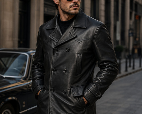 Cappotto uomo vera pelle