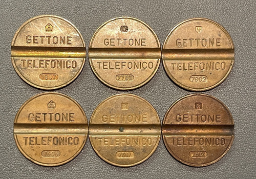 Lotto gettoni vintage - lotto, 6