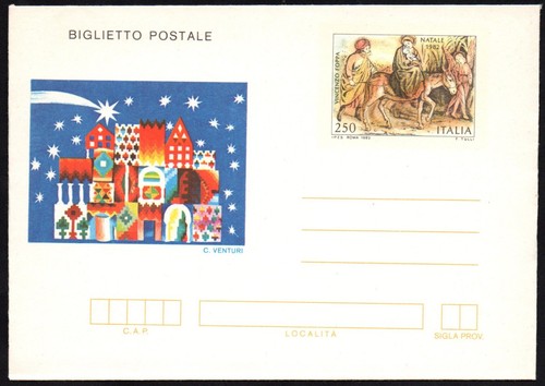 Biglietto postale natale - biglietto,