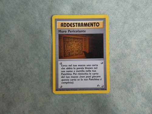 Carta pokemon addestramento - carta,