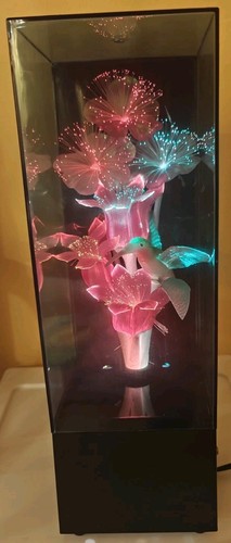 Lampada fiori colibrì - , fibra