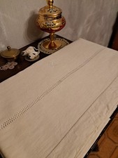  Antico lenzuolo in lino con
