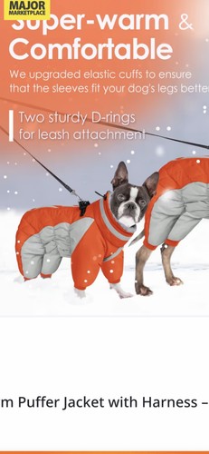 Cappotto cane caldo - , puffer
