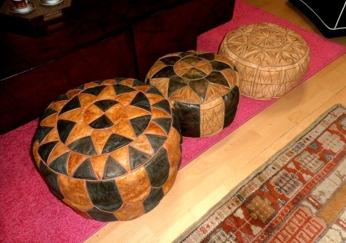 Tris pouf art - di,