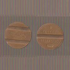 MONETA GETTONE TELEFONICO NUMERAZIONE 7801 SERIE ESM GESTORE TELEFONIA ITALIA