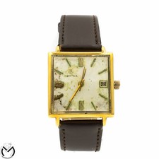 Orologio ORFINA Golden Flame ETA 2452 Automatico Vintage Placcato Oro Uomo 38...