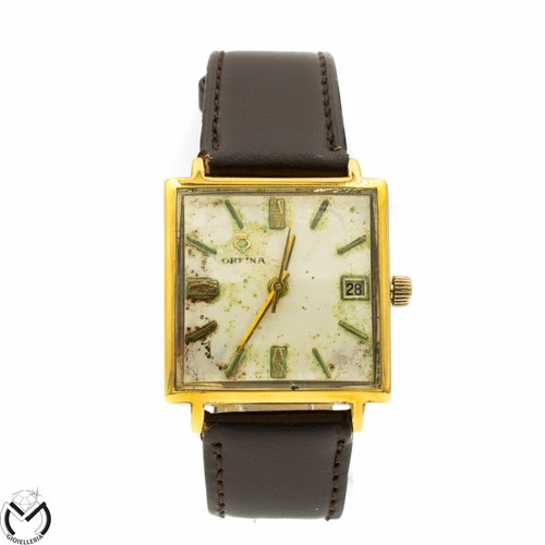 Orologio orfina golden - golden, flame