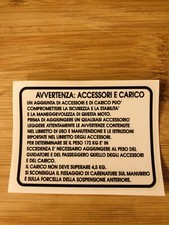 Honda NSR 125 F Adesivo Decal