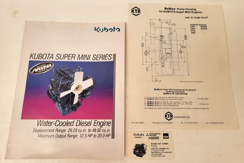 Kubota super mini - mini, series