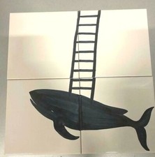 CERAMICA BARDELLI MARCELLO CHIARENZA BALENA 1 COMPOSIZIONEPIASTRELLE 20 X 20