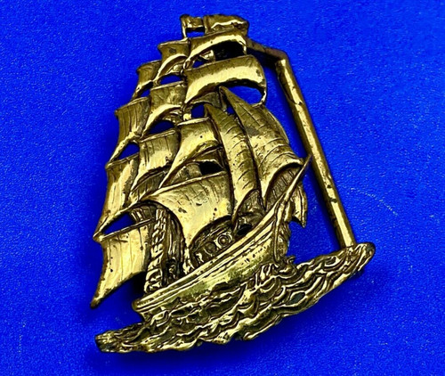 Fibbia cintura ottone nautica