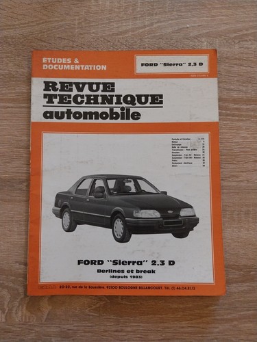 Revue technique ford sierra - technique,