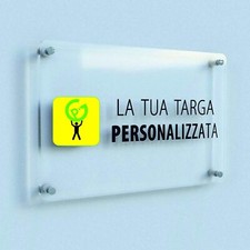 TARGA IN PLEXIGLASS -