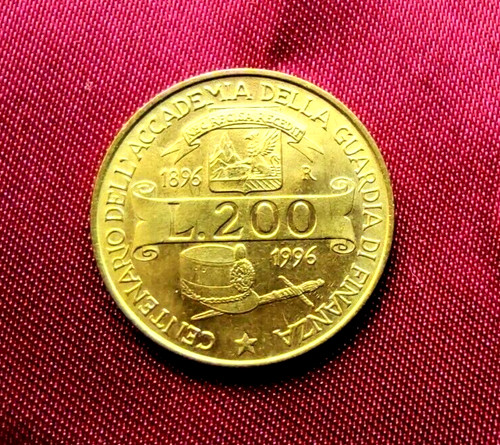 Moneta italia 200 lire 1996 - 200,