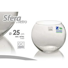 VASO SFERA VETRO TRASPARENTE ø25 cm GEG827921