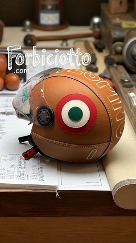 Casco vintage pelle - vintage, in