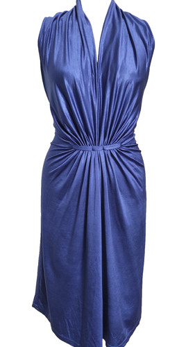 Tuta mango blu increspato - tuta,
