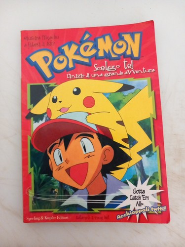 Pokemon scelgo libro - pokemon,