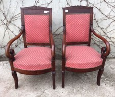 Coppia di poltrone Carlo X in