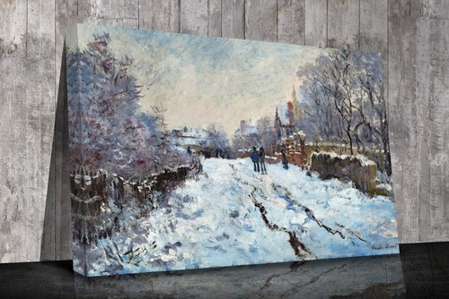 Claude monet scena neve - monet, di