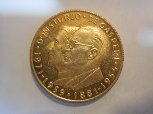 Medaglia don sturzo de - medaglia,
