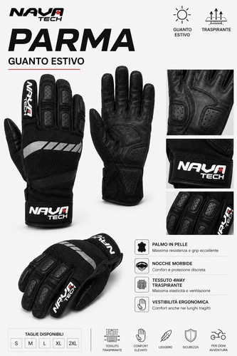 Guanto tessuto moto protezione - tessuto,