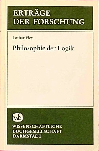 Philosophie der logik - philosophie,