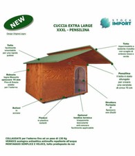 CUCCIA IN LEGNO PER CANI CON