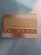 Garanzia In Bianco Longines Anni 70