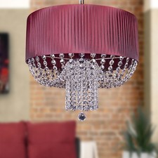 Lampadario Paralume Bordò 5